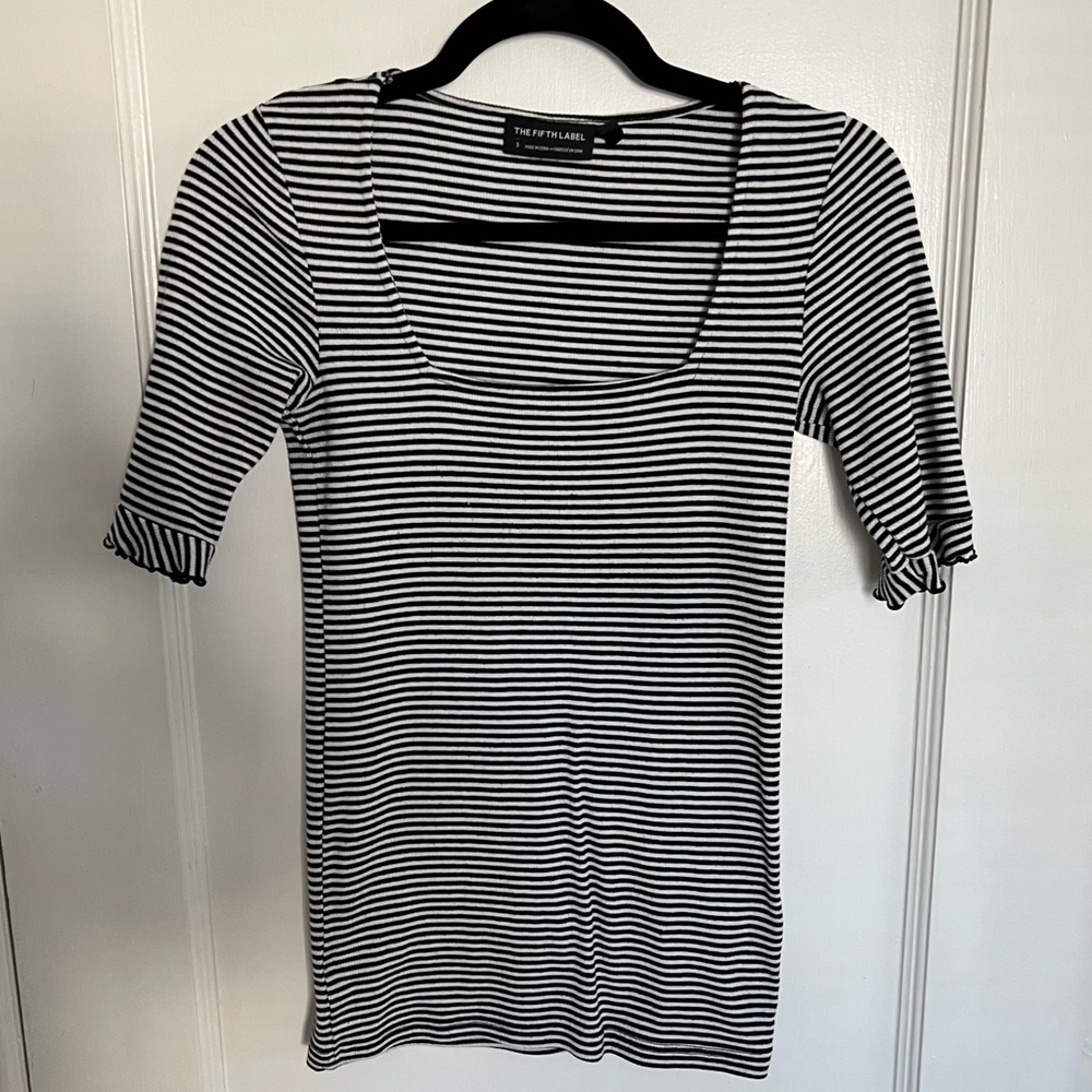 Anthropologie square neck shirt